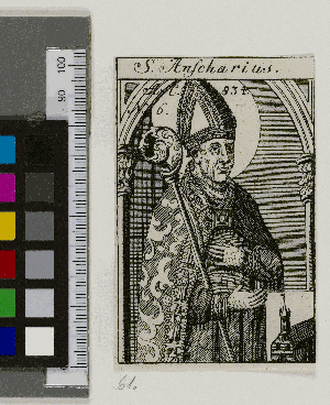 Vorschaubild von [Ansgar von Bremen] S. Anscharius, A. C. 834
