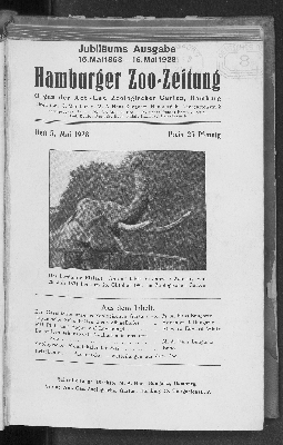 Vorschaubild von [[Hamburger Zoo-Zeitung]]