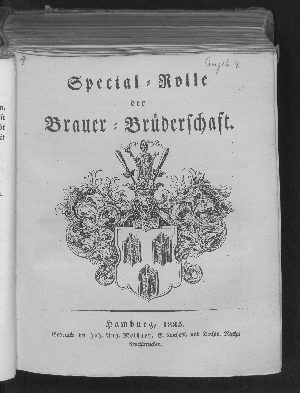 Vorschaubild von Special-Rolle der Brauer-Brüderschaft