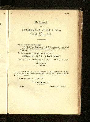 Vorschaubild von Nachtrag I zur Kassenordnung für die Stadtkasse zu Altona vom 24. Juli / 28. October 1890.