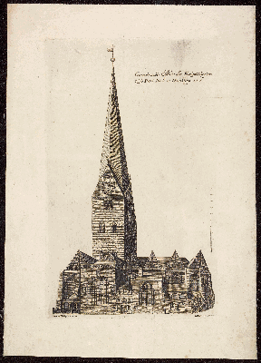 Vorschaubild von Geometrischer Abris der Haupt-Kirchen zu S. Petri Pauli in Hamburg, 1668