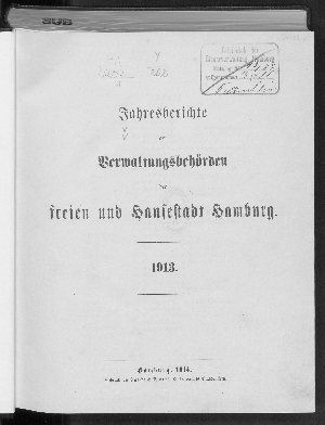 Vorschaubild von [Jahresbericht der Verwaltungsbehörden der Freien und Hansestadt Hamburg]