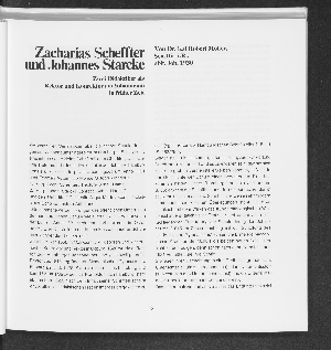 Vorschaubild von Zacharias Scheffter und Johannes Starcke.
Zwei Didaktiker als Rektor und Konrektor am Johanneum in früher Zeit.