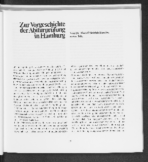 Vorschaubild von Die Vorgeschichte der Abiturprüfung in Hamburg.
