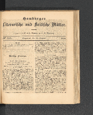 Vorschaubild von [[Hamburger literarische und kritische Blätter]]