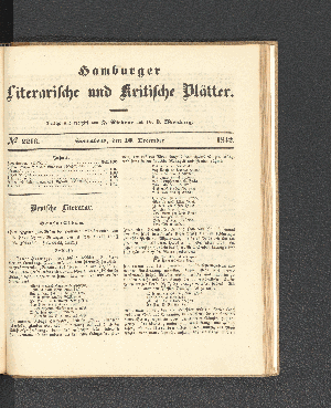 Vorschaubild von [[Hamburger literarische und kritische Blätter]]