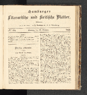 Vorschaubild von Nummer 124. Montag, den 14. October