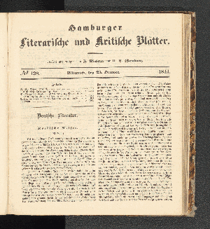 Vorschaubild von Nummer 128. Mittwoch, den 23. October