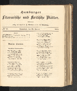 Vorschaubild von [[Hamburger literarische und kritische Blätter]]