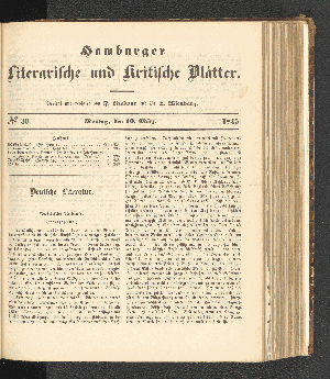 Vorschaubild von [[Hamburger literarische und kritische Blätter]]