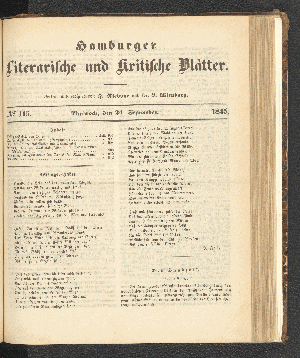 Vorschaubild von [[Hamburger literarische und kritische Blätter]]