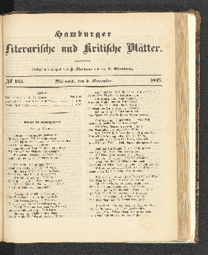 Vorschaubild von [[Hamburger literarische und kritische Blätter]]