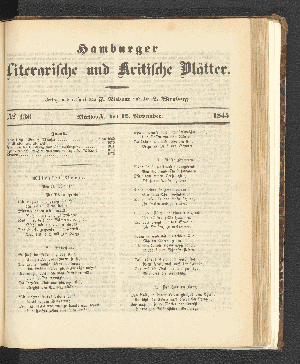 Vorschaubild von [[Hamburger literarische und kritische Blätter]]