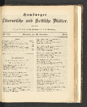 Vorschaubild von [[Hamburger literarische und kritische Blätter]]