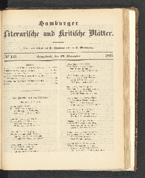 Vorschaubild von [[Hamburger literarische und kritische Blätter]]