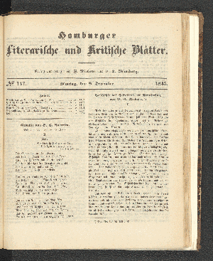 Vorschaubild von [[Hamburger literarische und kritische Blätter]]