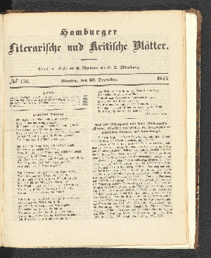 Vorschaubild von [[Hamburger literarische und kritische Blätter]]