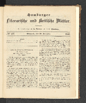 Vorschaubild von [[Hamburger literarische und kritische Blätter]]