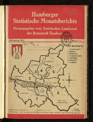 Vorschaubild von [Hamburger statistische Monatsberichte]