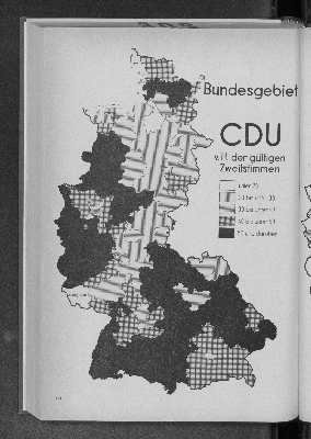 Vorschaubild von Bundesgebiet: CDU v. H. der gültigen Zweitstimmen