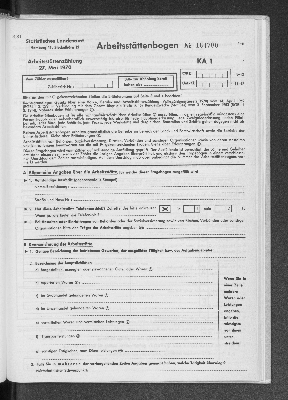 Vorschaubild von 3.31 Arbeitsstättenbogen KA1