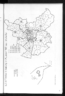 Vorschaubild von 3.2 Wahlkreise in Hamburg am 25. Januar 1987 nach Ortsteilen