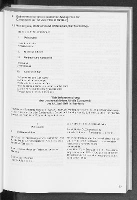 Vorschaubild von 2 Bekanntmachungen im Amtlichen Anzeiger für die Europawahl am 12. Juni 1994 in Hamburg