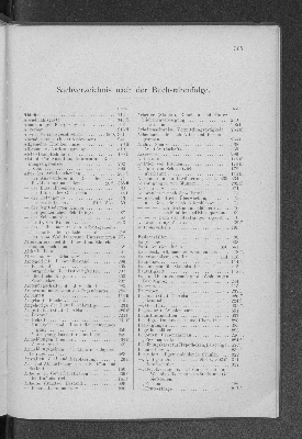 Vorschaubild von Sachverzeichnis nach der Buchstabenfolge.