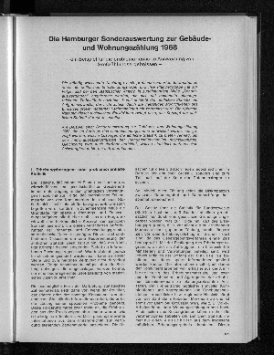 Vorschaubild von Die Hamburger Sonderauswertung zur Gebäude- und Wohnungszählung 1968