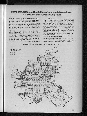 Vorschaubild von Computerkarten als Darstellungsform von Informationen am Beispiel der Volkszählung 1970