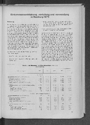Vorschaubild von Einkommensentstehung, -verteilung und -verwendung in Hamburg 1973
