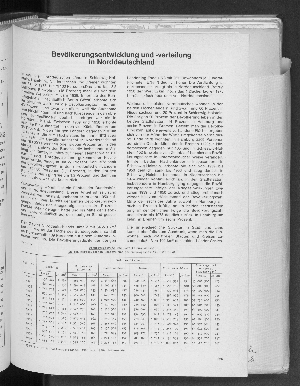 Vorschaubild von Bevölkerungsentwicklung und -verteilung in Norddeutschland