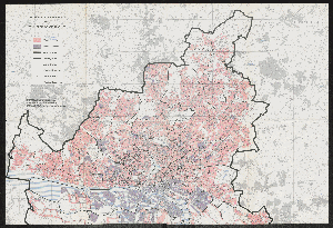 Vorschaubild von Grundkarte der Bebauung und Wahlbezirkseinteilung 1978