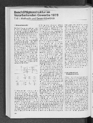 Vorschaubild von Beschäftigtenstruktur im Verarbeitenden Gewerbe 1978