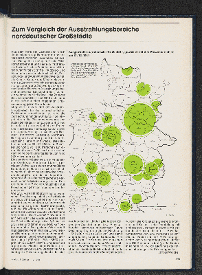 Vorschaubild von Zum Vergleich der Ausstrahlungsbereiche norddeutscher Großstädte