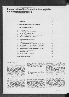 Vorschaubild von Eine Arbeitskräfte-Gesamtrechnung (AGR) für die Region Hamburg