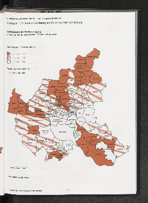 Vorschaubild von Veränderung der Wahlbeteiligung gegenüber der Bundestagswahl 1983 in den Stadtteilen