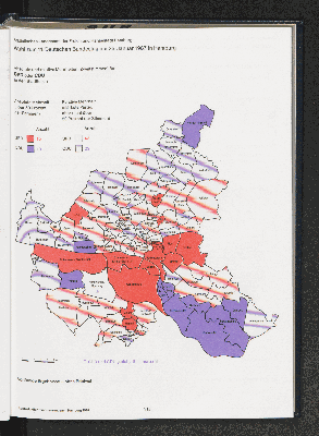 Vorschaubild von Absolute und relative Mehrheiten (Zweitstimmen) für SPD oder CDU in den Stadtteilen