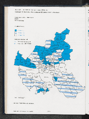 Vorschaubild von Stimmenanteile (Zweitstimmen) der F.D.P. in den Stadtteilen