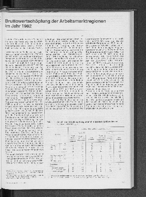 Vorschaubild von Bruttowertschöpfung der Arbeitsmarktregionen im Jahr 1982