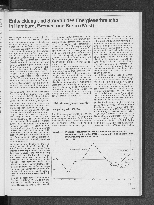 Vorschaubild von Entwicklung und Struktur des Energieverbrauchs in Hamburg, Bremen und Berlin (West)