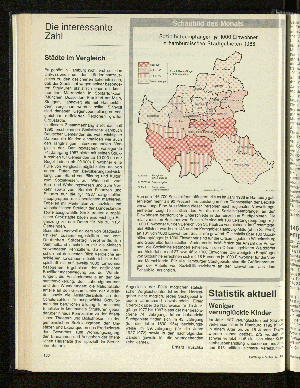 Vorschaubild von Sozialhilfeempfänger je 1000 Einwohner in hamburgischen Stadtgebieten 1986