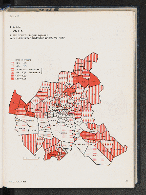 Vorschaubild von Anteil der Beamten an den Erwerbstätigen insgesamt in den Hamburger Stadtteilen am 25. Mai 1987