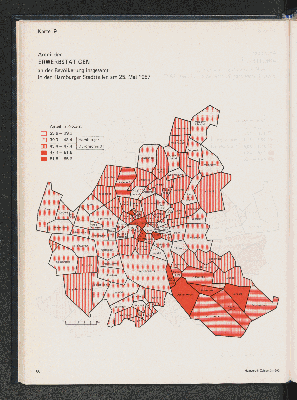 Vorschaubild von Anteil der Erwerbstätigen an der Bevölkerung insgesamt in den Hamburger Stadtteilen am 25. Mai 1987