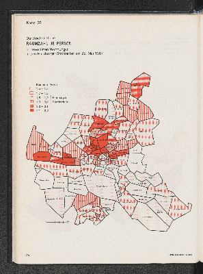 Vorschaubild von Durchschnittliche Raumzahl je Personen in bewohnten Wohnungen in den Hamburger Stadtteilen am 25. Mai 1987