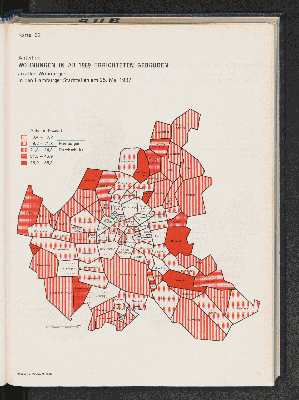 Vorschaubild von Anteil der Wohnungen in ab 1969 errichteten Gebäuden an allen Wohnungen in den Hamburger Stadtteilen am 25. Mai 1987