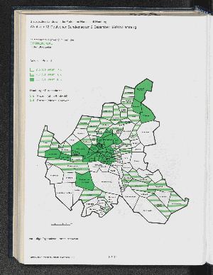Vorschaubild von Stimmenanteile (Zweitstimmen) der GRÜNEN/ GAL in den Stadtteilen