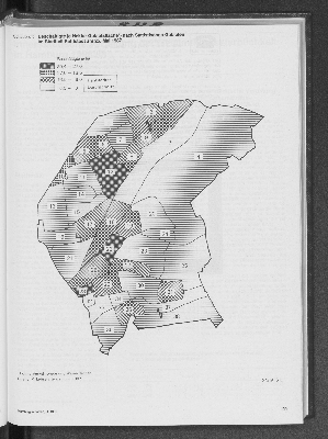 Vorschaubild von Beschäftigte je Hektar Gebietsfläche nach Statistischen gebieten im Stadtteil Rahlstedt am 25. Mai 1987