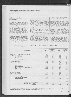 Vorschaubild von Verarbeitendes Gewerbe 1991