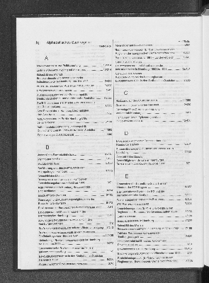 Vorschaubild von Alphabetisches Sachregister